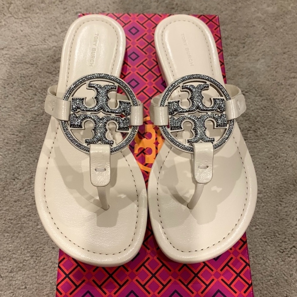 New Tory Burch Miller Pave Sandal